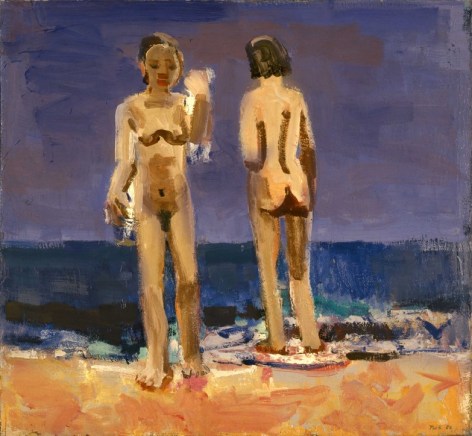 David Park Bathers on the Beach 1956 oil on canvas 56 x 60 inches