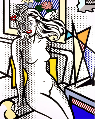Roy Lichtenstein, Nude with Yellow Pillow, 1993&nbsp;&nbsp;&nbsp;&nbsp;