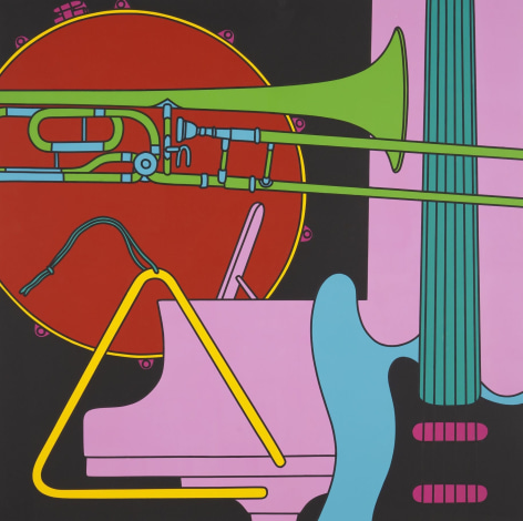 Michael Craig-Martin Untitled (yellow triangle), 2023