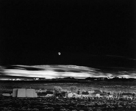 Ansel Adams Moonrise, Hernandez, New Mexico, 1941-44