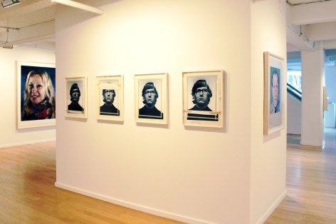 Installation view of&nbsp;Chuck Close: Important Works on Paper from the Past Forty Years, 2013