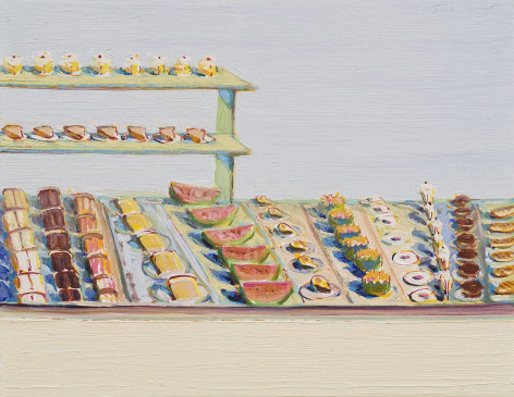Wayne Thiebaud Food Counter, 2007