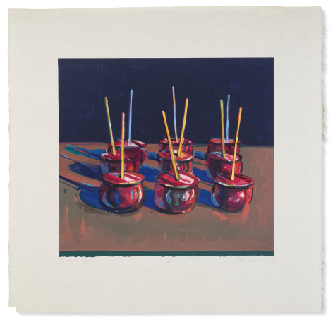 Wayne Thiebaud Candy Apples, 1987