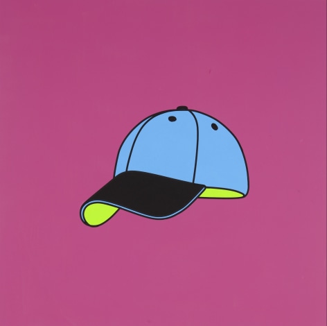 Michael Craig-Martin Untitled (baseball cap pink), 2023