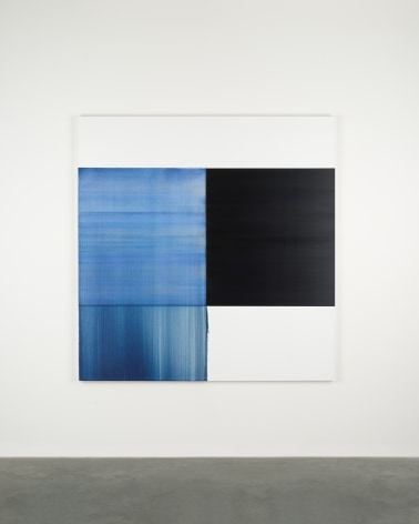 Callum Innes Exposed Painting Sapphire Blue,&nbsp;2024