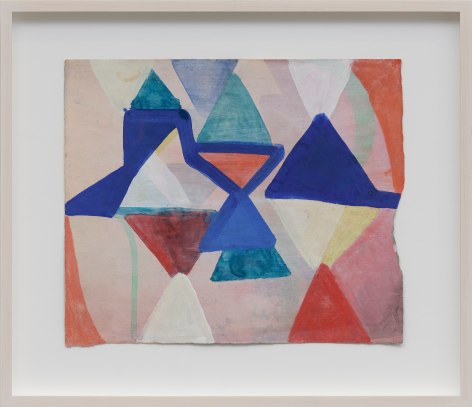 Anna Kunz Untitled (Blue Triangulation), 2022