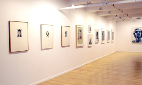 Installation view of&nbsp;Chuck Close: Important Works on Paper from the Past Forty Years, 2013