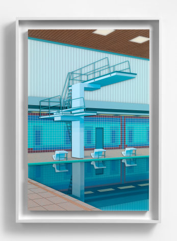 Lucy Williams Indoor Pool (with mural) #2, 2023