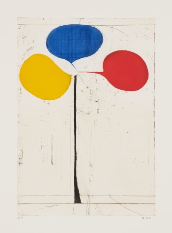 Richard Diebenkorn Tri-Color, from Clubs and Spades, 1981