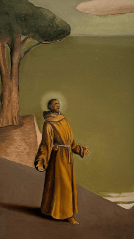 Michael Gregory Bellini&rsquo;s St. Francis meets Piazzoni at the Headlands, 2024