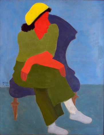 Milton Avery, Girl with Folded Arms, 1944