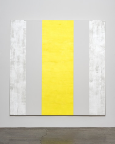 Mary Corse, Untitled (White, White, Yellow, Beveled), 2015