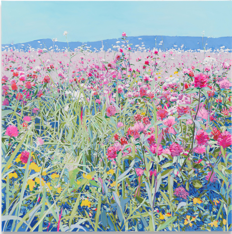 Isca Greenfield-Sanders Pink Wildflower Field, 2025
