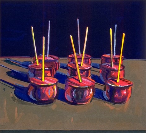 Wayne Thiebaud Candy Apple, 1987