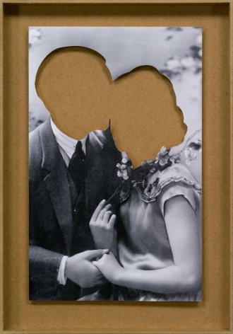 Hans-Peter Feldmann, Liebespaar, K&ouml;pfe ausgeschnitten