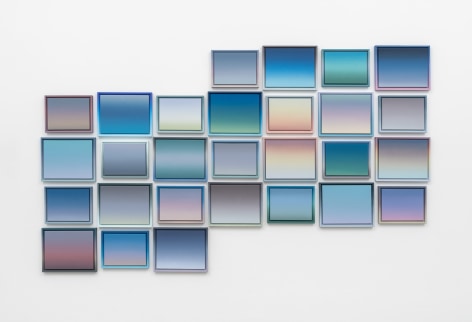 Rob Pruitt, A Month of Early Morning Fog Over Lake Montauk (February 2023)