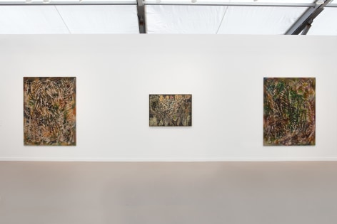 Installation view:&nbsp;Sam Falls, California Coastal Climates, Frieze Los Angeles, 2025, 303 Gallery, Booth B14. Photo: Sebastiano Pellion di Persano