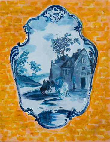 Karen Kilimnik, a visit to the pub, Delft, 2013