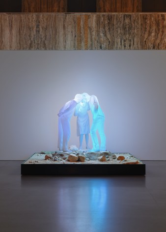 Installation view of The River at Marciano Art Foundation., Image courtesy of Marciano Art Foundation.