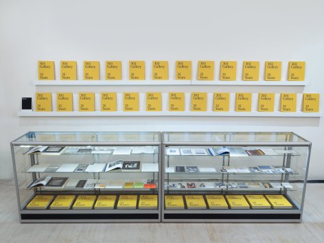 Installation view: 303 inPrint at Printed Matter's New York Art Book Fair, 2019