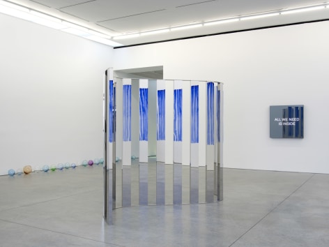 Jeppe Hein, Installation view: All We Need Is Inside, 303 Gallery, New York, 2015