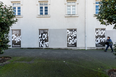 Installation view: Kim Gordon, Object of Projection, curated by Lawrence English, gnration, Braga, Portugal., Photo:&nbsp;Adriano Ferreira Borges