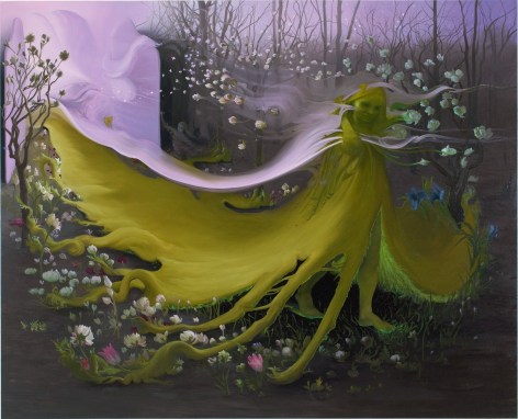 Inka Essenhigh, Green Goddess II, 2009