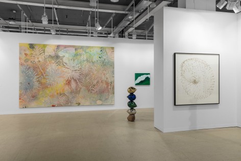 Installation view, Art Basel, 2025. 303 Gallery, Booth K21. Photo: Sebastiano Pellion di Persano