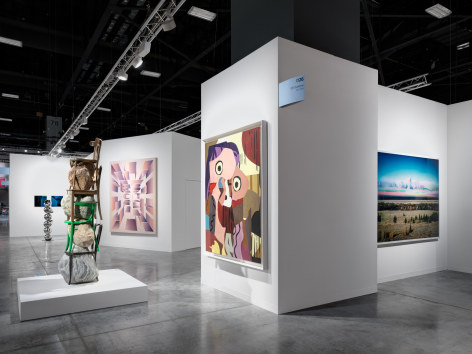 Installation view: Art Basel Miami Beach, 2024, Miami Beach Convention Center, 303 Gallery, Booth D26. Photo: Dan Bradica