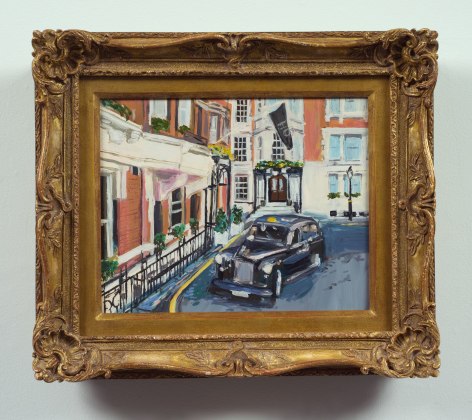 Karen Kilimnik, London taxicab at Dukes Hotel London, England, 2007
