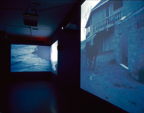 Doug Aitken, eraser, 1998, Installation view: 303 Gallery, 1998