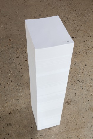 Ceal Floyer, Page 8680 of 8680, 2011