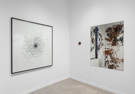 Installation view, Frieze New York, 2025. 303 Gallery,&nbsp;Booth A11, Photo: Sebastiano Pellion di Persano