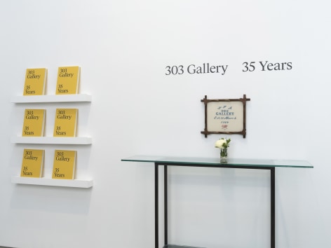 Installation view: 303 Gallery: 35 Years, 303 Gallery, New York, NY, Photo: John Berens