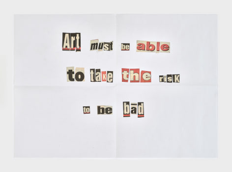 Hans-Peter Feldmann, Erpresserbrief