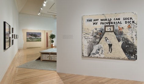 Sue Williams, Installation view: Take It or Leave It: Institution, Image, Ideology, Hammer Museum, Los Angeles, 2014