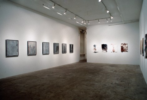 Installation view: Suzanne McClelland, 303 Gallery, New York, 1993​