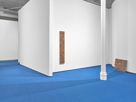 Jacob Kassay, Installation view: Footage, Hallwalls Contemporary Art Center, Buffalo, 2019