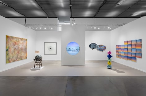 Installation view, Frieze New York, 2025. 303 Gallery,&nbsp;Booth A11, Photo: Sebastiano Pellion di Persano