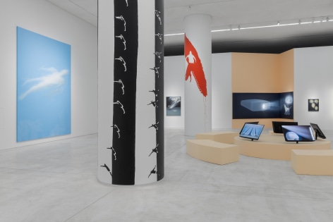 Installation views: Tala Madani, Shitty Disco, June 13 &ndash; November 10, 2024, National Museum of Contemporary Art Athens, Greece. Photography: Paris Tavitian