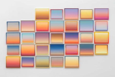 Rob Pruitt, A Month of Sunsets (March 2022)