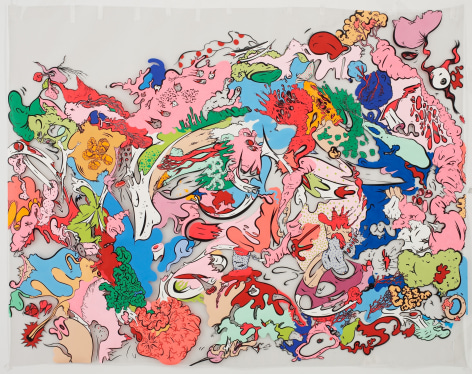 Sue Williams, With Polka Dots, 2009