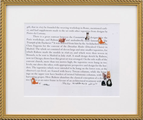 Karen Kilimnik, cats harvesting grapes​, 2016