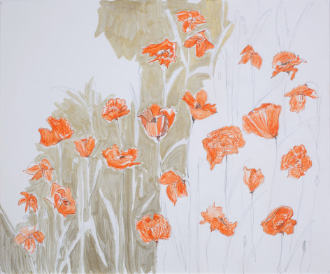 Kristin Oppenheim, Poppies (Study #4), 2010