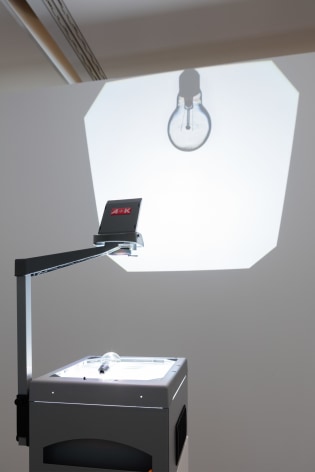 Ceal Floyer, Overhead Projection, 2006, Installation view: Kunstmuseum Bonn, 2015