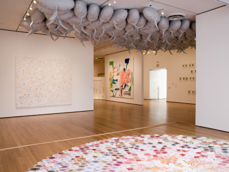 Sue Williams, Installation view: Comic Abstraction: Image-Breaking, Image-Making, MoMA, New York, 2007