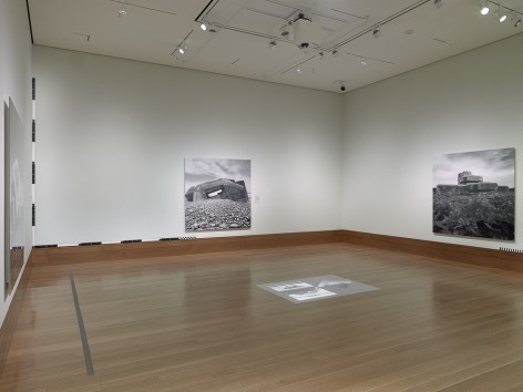 Installation view of In Focus: Jane and Louise Wilson's Sealander, 2017