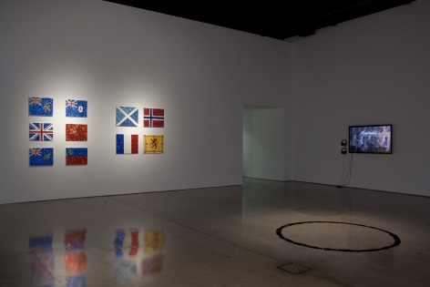 Installation view: Karen Kilmnik &amp; Kim Gordon, 303 Gallery, 2012