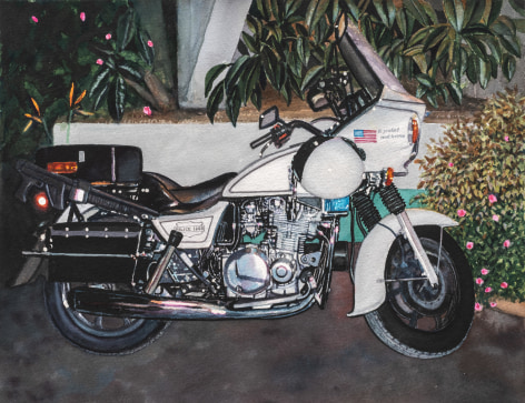 Tim Gardner, Untitled (police bike)