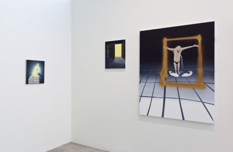 Installation view: Tala Madani: First Light, Contemporary Art Museum St. Louis, 2016